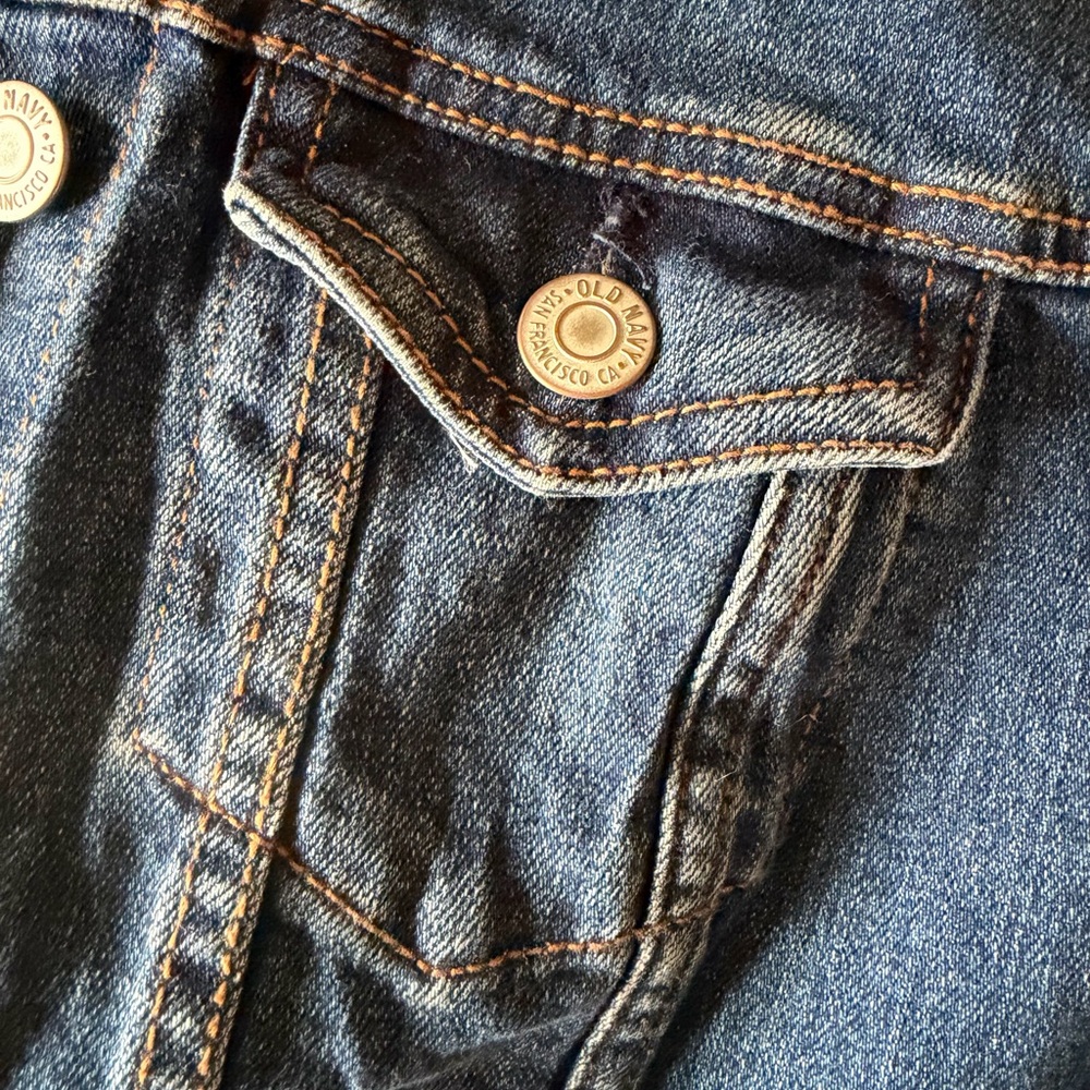 Old Navy Women’s XS Blue Denim Jacket Like New - Picture 4 of 5